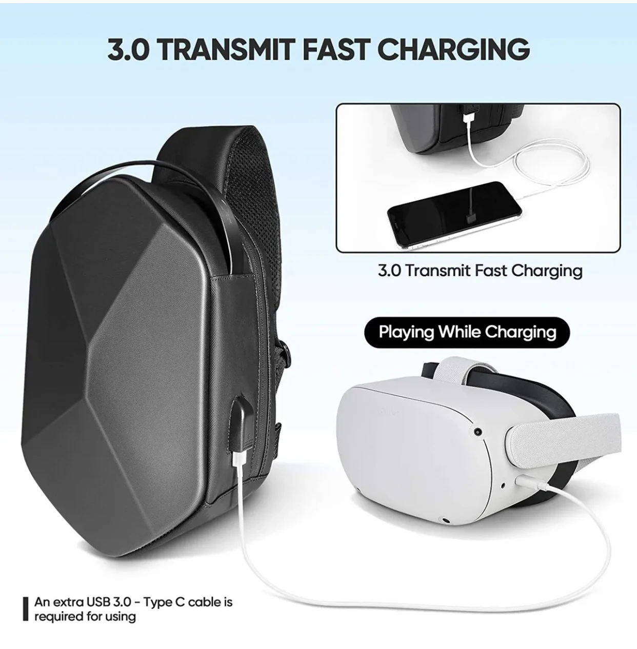 Customize Eva Portable Waterproof Hard Shell Quest 2 VR Travel Case For Meta Quest Pro Oculus Quest Pro VR Headset