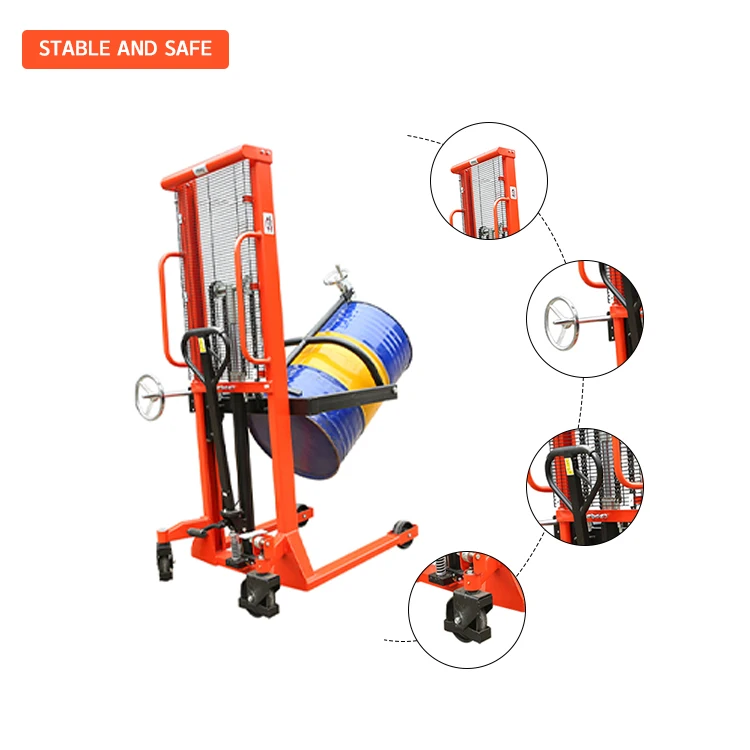 Заводская распродажа, ручной гидравлический ковшовый погрузчик, подъемный штабелеукладчик, круглая тележка, масляный барабанный грузовой насос