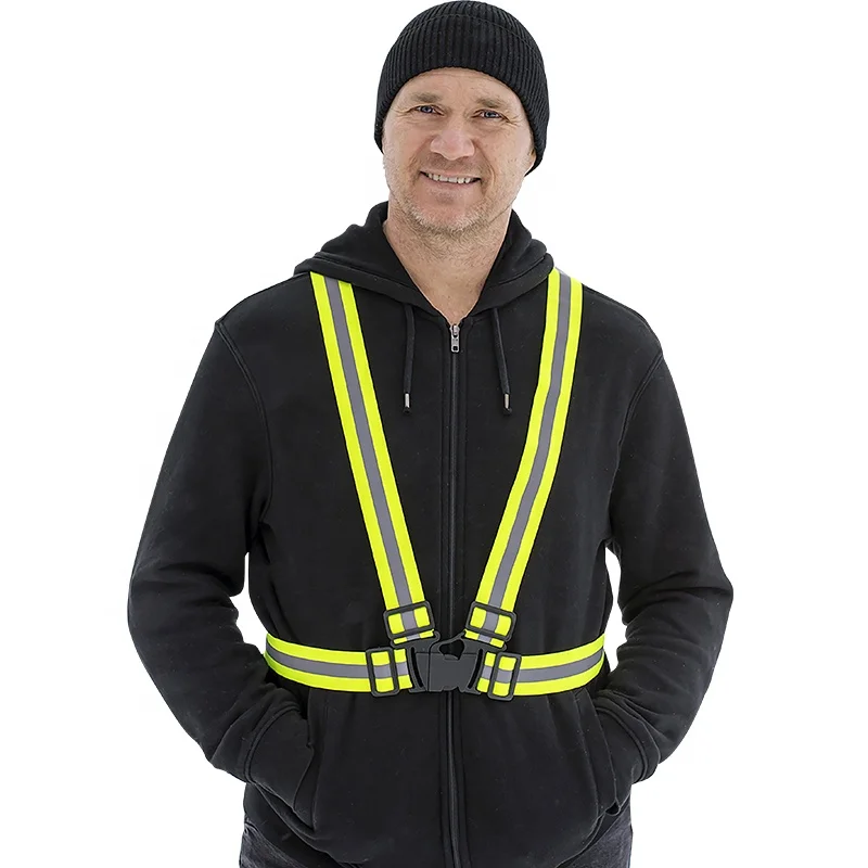 Security reflektiv belt vest  LED eco friendly reflective elastic belt