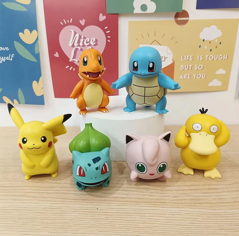 Hot 6 Pet Action Figure Vinyl Doll Toys Elf Large Pickups Wonderful Frog Seed Model Toy