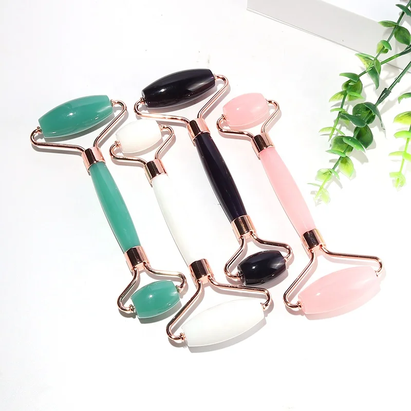 Face Resin Massager Roller Slimmer Lift Wrinkle Remover Slimming facial Massage Roller Natural Resin Roller