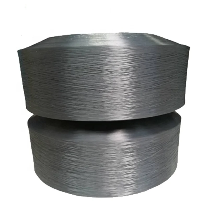 Cheap polypropylene multifilament recycled yarn Factory black color 900 denier  FDY Recycle PP Yarn