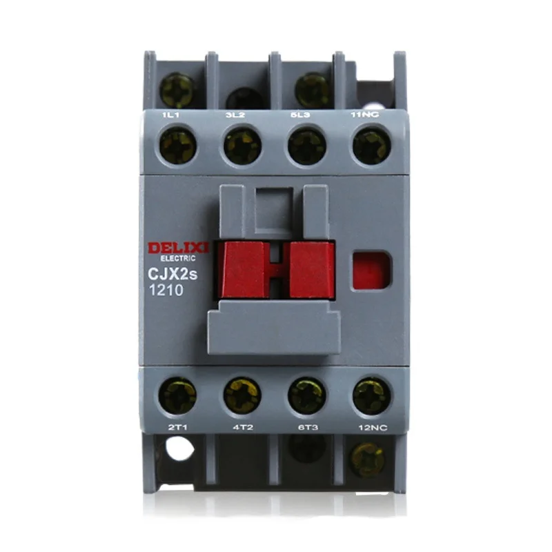 Delixi CJX2S-1210,1201 New AC Contactor 12A Main Circuit Rating Voltage 380V & 110V