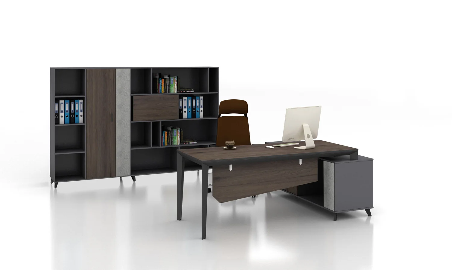 Современная домашняя заводская цена столы новый дизайн исполнительный эргономичный роскошный стол офисная Рабочая станция Набор столов и стульев