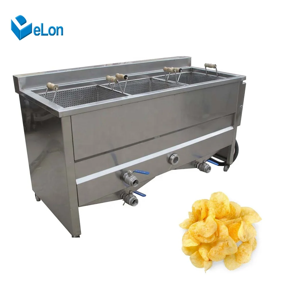 Industrial 300-1000kg/hour fully automatic potato french fries production line