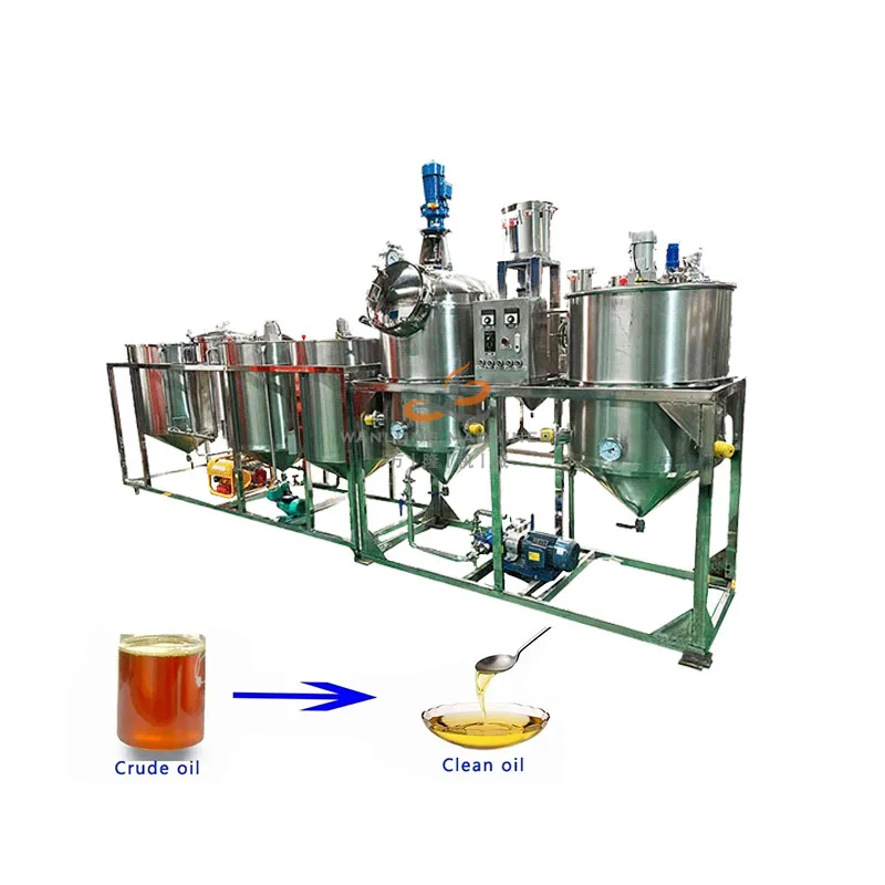 Cooking Crude Vegetable Edible Corn Soya Sunflower Canola Oil Refining