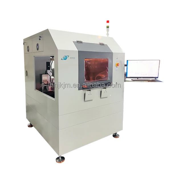 60W green laser cutting machine for PCB FPC LGA with CCD camera visual locating system vacuum suction system