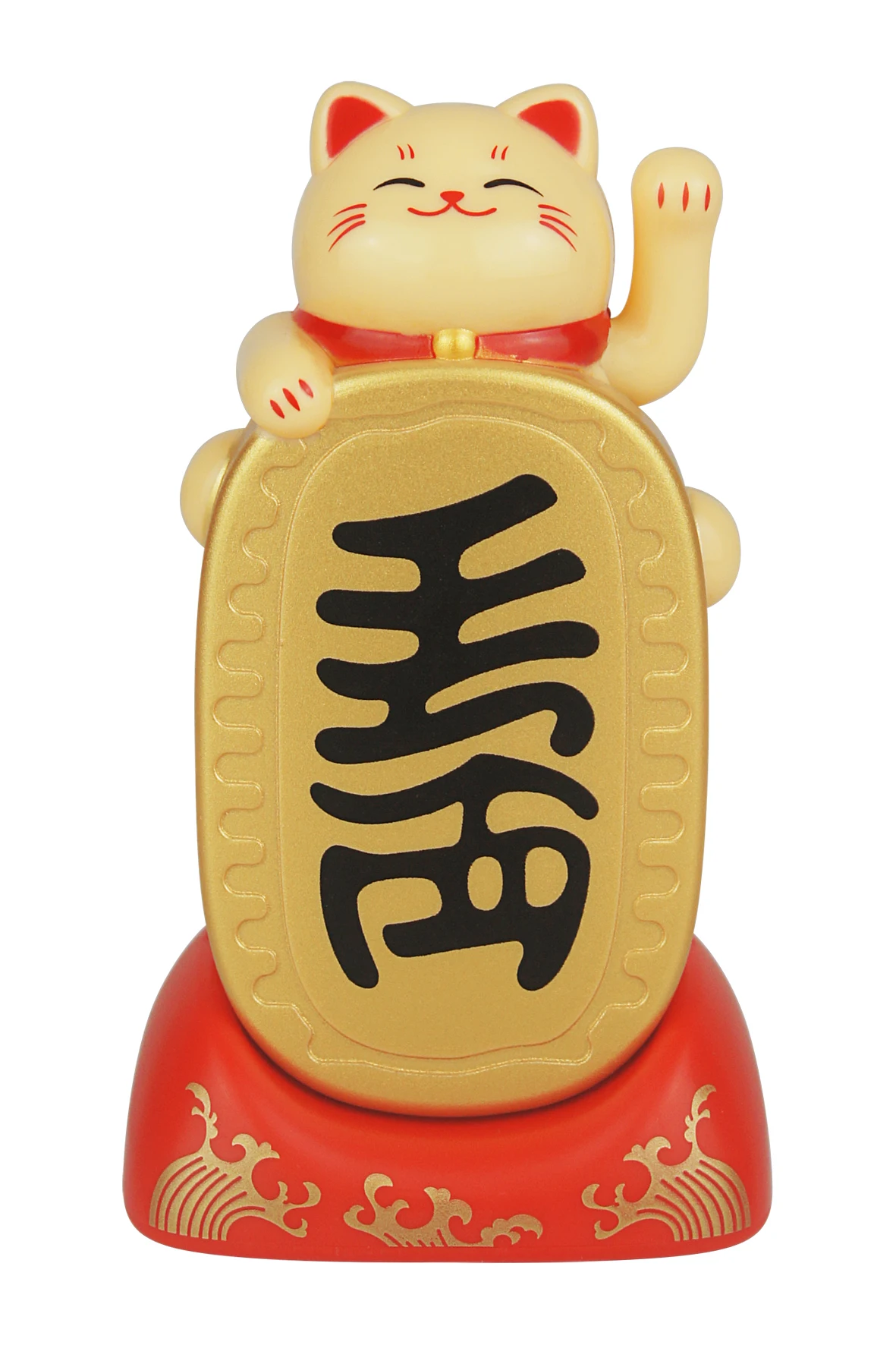 Chinese Waving Cat Lucky Figure maneki neko Fortune Cat Gifts Feng Shui with Waving Arm