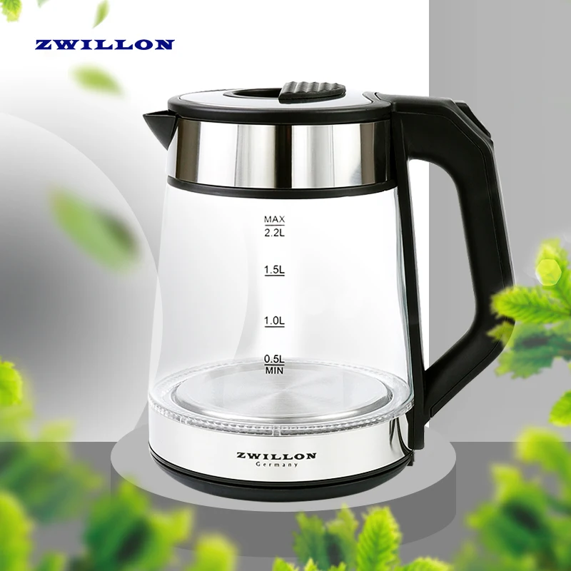 Electrical kettle 2.2L cordless wholesale water boiler kittle 220v for coffee and tea pot heating for home new electric kettle