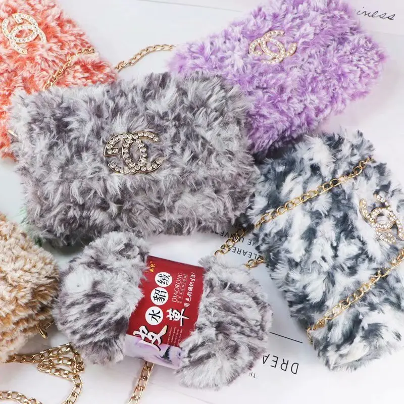 yarn for hand knitting 100% colourful crochet polyester for Hats Scarf and Blanket etc