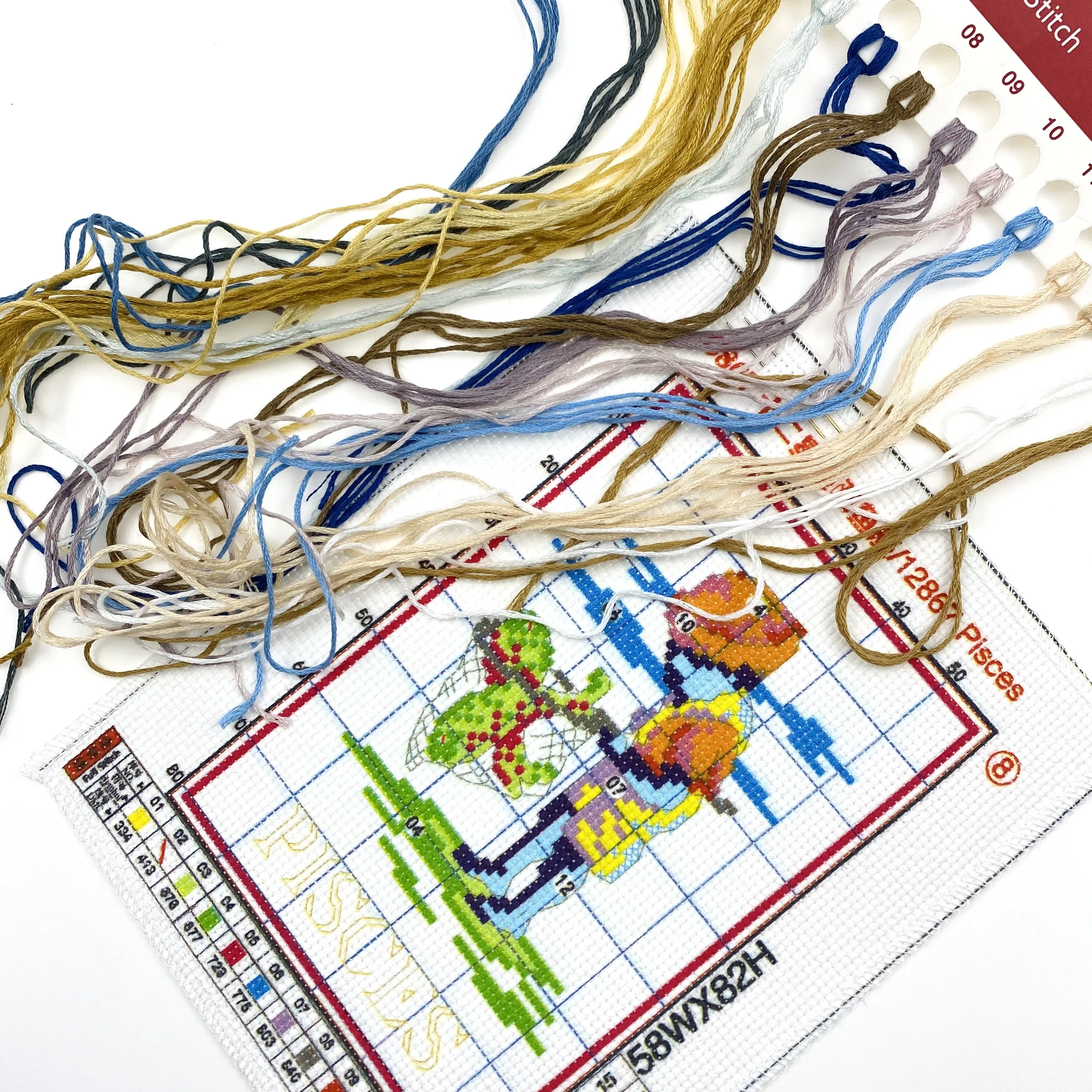 15*20cm 14ct 12 constellations series DIY embroidery kit counted cross stitch kit