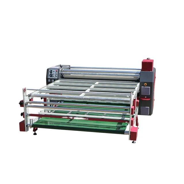 New calandra roll to roll heat press printing transfer paper rotary fabric sublimation machine for textile