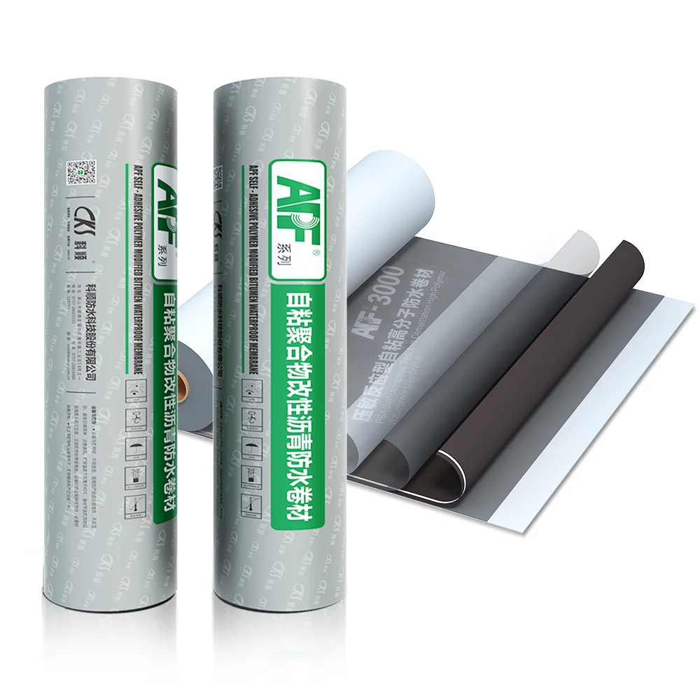 CKS self-adhesive modified hdpe bitument bituminous high polymer waterproof membrane