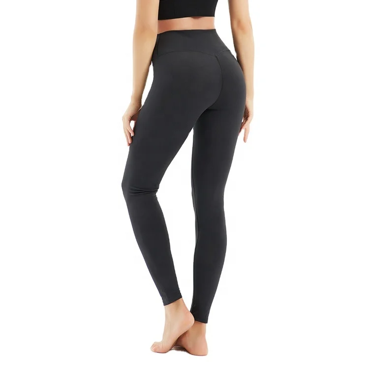 
2021 High Quality Four Way Stretchy Yoga Pants Non See Through Leggings for Women Second Skin Feeling Fabric Leggings 