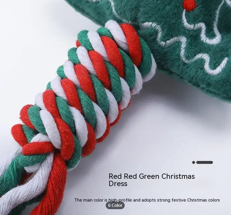 2024 Christmas gifts dog chew toy set for dog gifts pet chewing set for small medium dogs