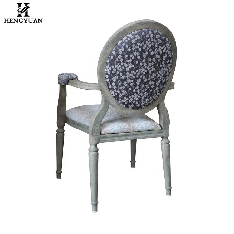 Hot Selling Comfortable Hotel Restaurant Round Back Wedding Reception Chair