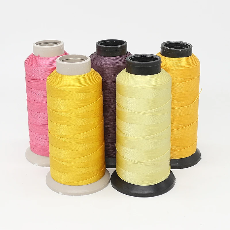 
China Royal Wholesale Multicolor For Thick Shoes Leather 100% Polyester 250D 150D 230D Waxed Filament Sewing Thread Set Tone Hoo 