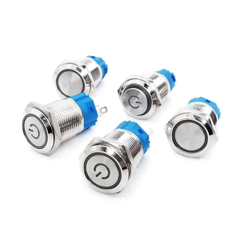 push start button metal switch 220 v 3 phase,metal push button switch lanboo so high current switch