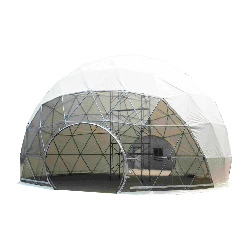 Yatuzhuofan Outdoor PVC Garden Igloo  waterproof luxury family glamping tent geodesic  dome for sale accommodation tent