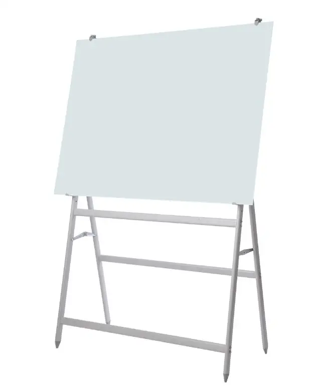 Large Size Mobile Stand Magnetic Whiteboard White Glass Board for Classroom