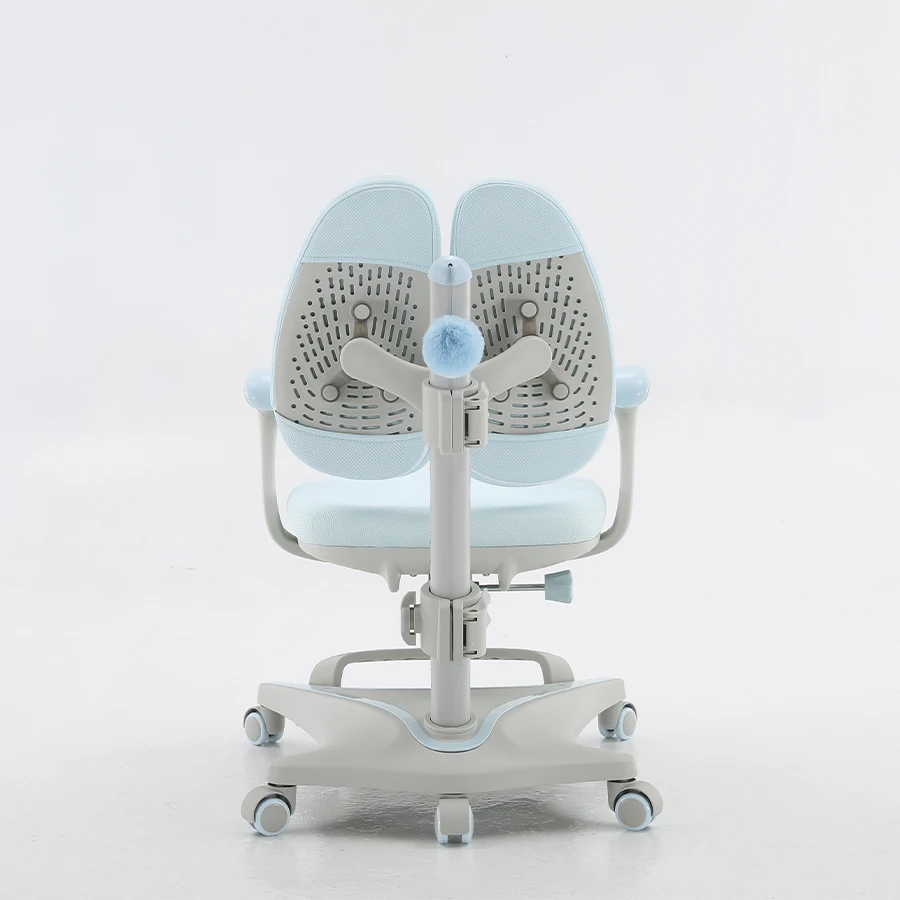 
Sihoo Wholesale Professional Height Adjustable Double Back Multi Function Wooden Baby High Chair for Baby Feeding Pink Green 