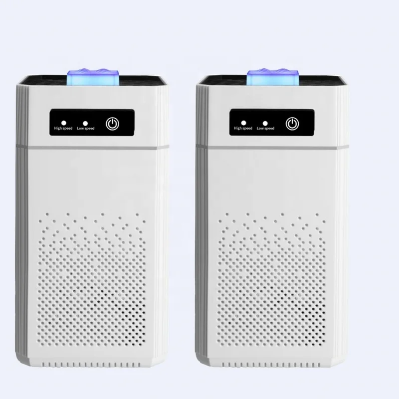 Aromatherapy Function Home Air Purifiers HEPA Air Quality Sensors Remove Smoke Pet Smell Mini Air Purifier