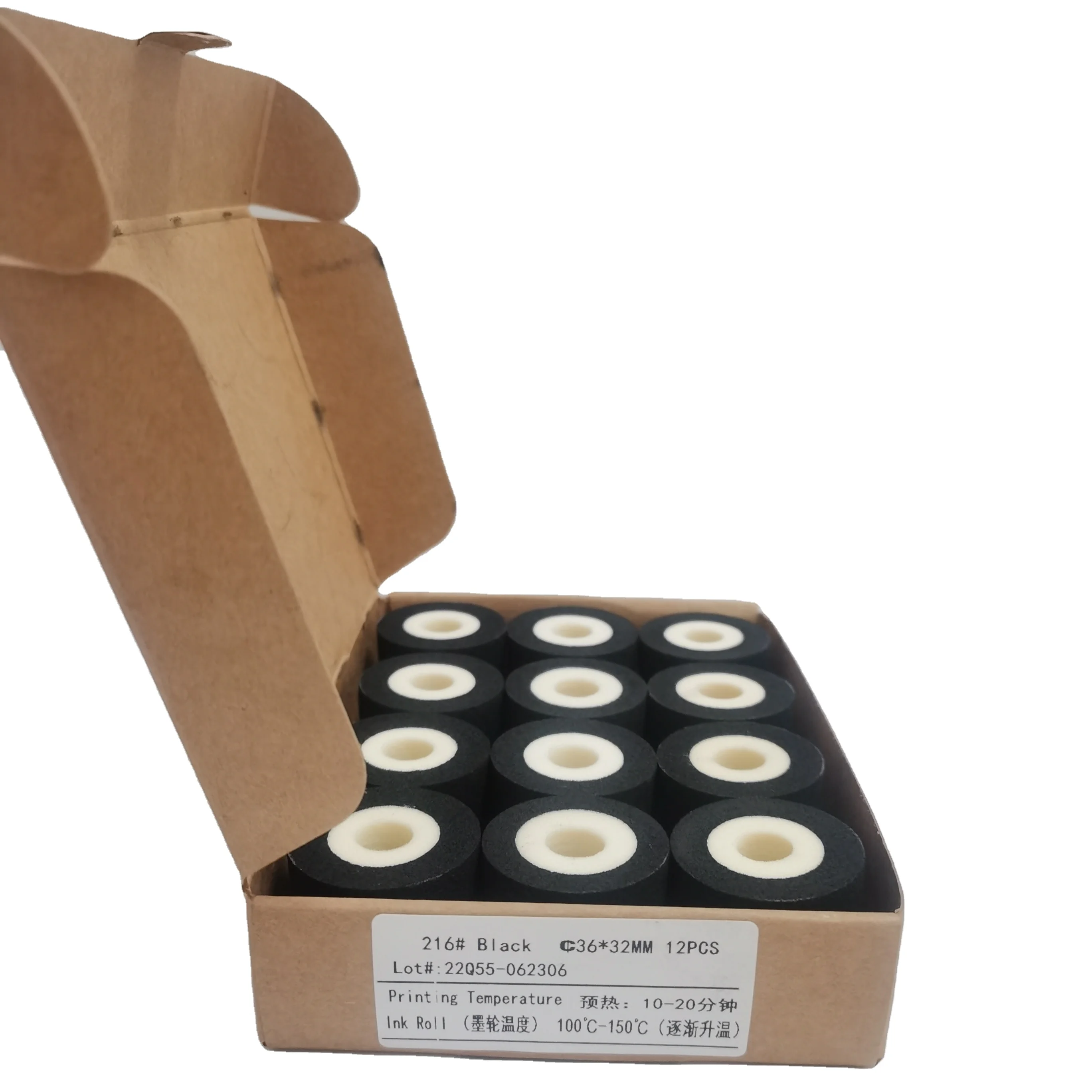 Black Color Dia 36mm* 32mm my380f - dry ink roller batch coder machine Code Printer Machine