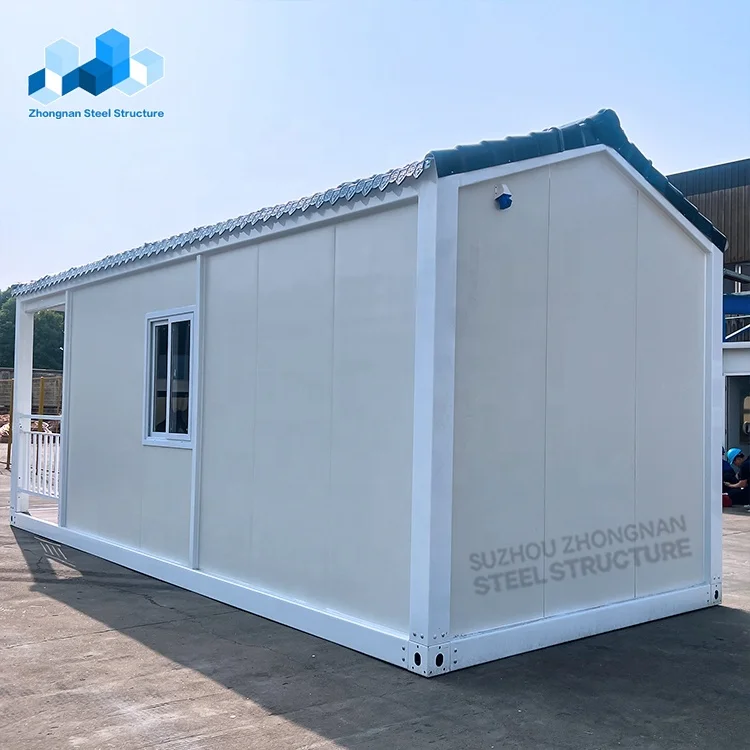 Zhongnan Detachable Custom flat pack house panelready home cheap tiny house modular portable prefabricated container houses