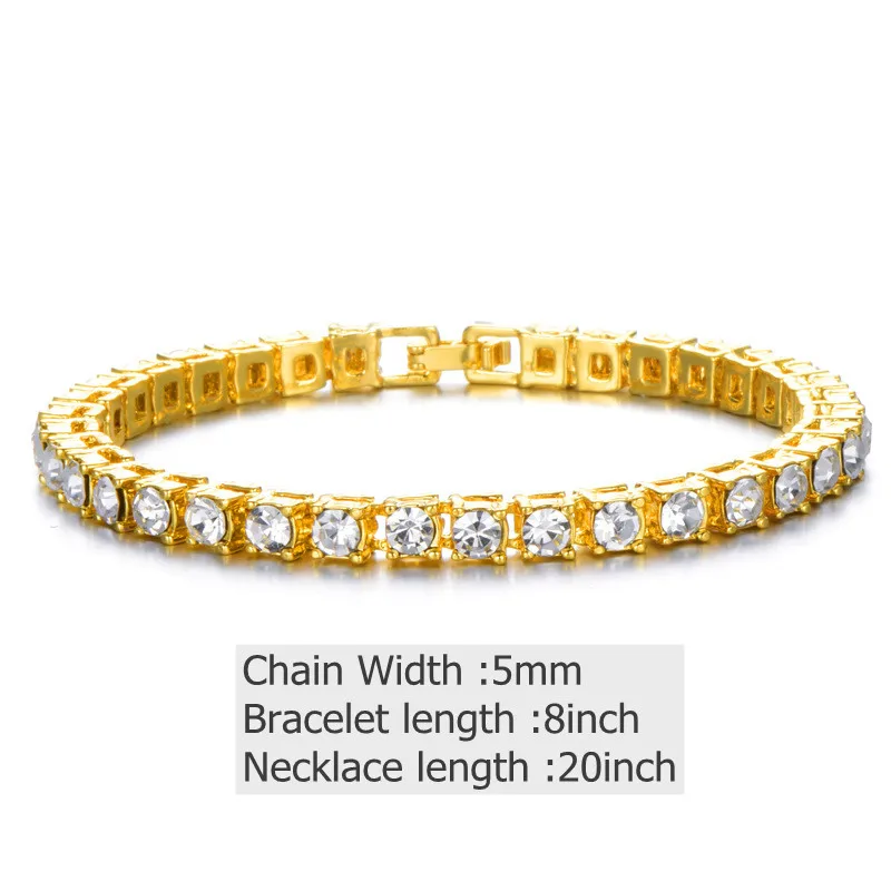 Fashion 3pcs Jewelry Sets Hip Hop Watch for men Men Watches Bracelet Set Bling Iced Out watch gift set Miami Cuban Men for Wom