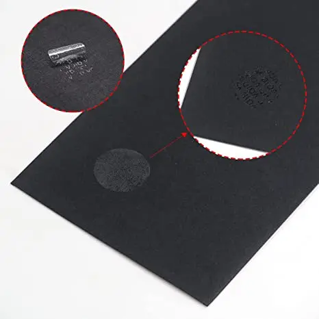 Transparent Blank Tamper Evident Labels Clear Sealing Package Seal Hologram Stickers Self Adhesive Security Warranty Void Labels