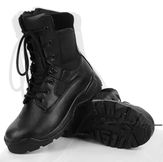 Outdoor Tactical Boots Leather Motorcycle Boots