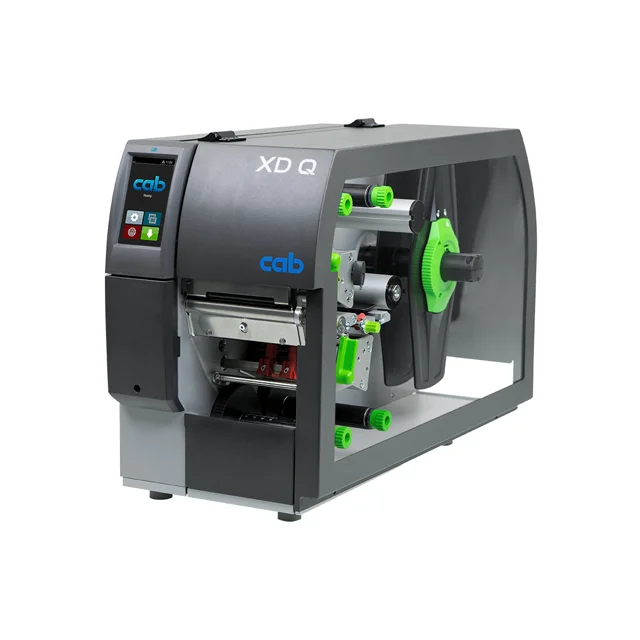 cab Label printer 1.1 XD Q providing a tear-off plate fanfold ones Compact design