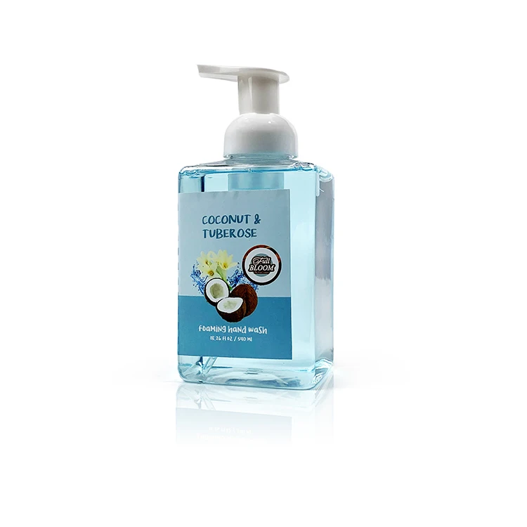 Wholesale Moisturizing Gentle Foaming Rich Bubble Hand Wash Liquid Soap For Hotel Bathroom