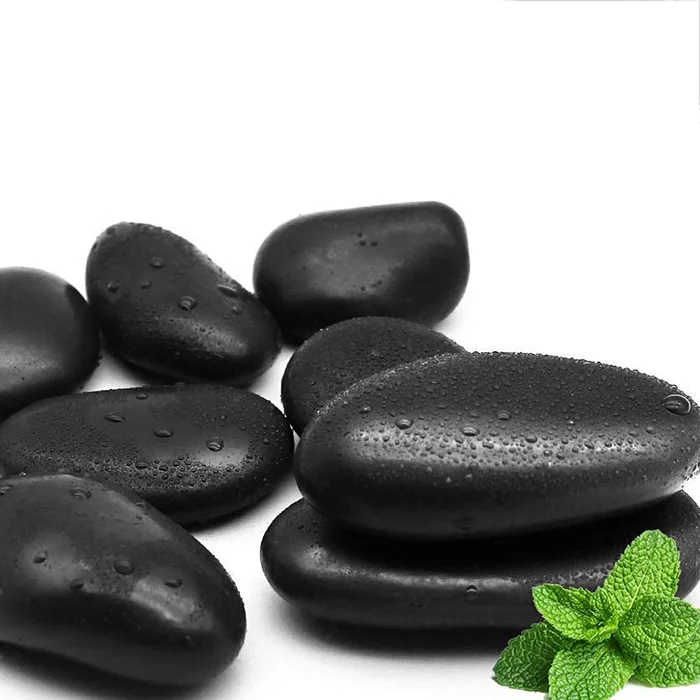 Новые продукты, полированная черная речная камышовая галька
