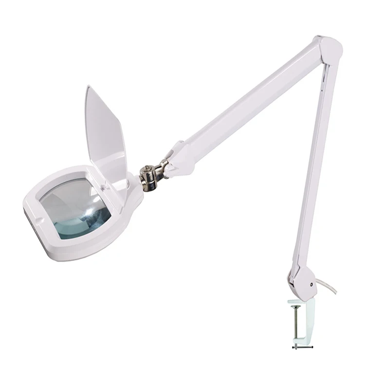 Professional Design 3 Diopter 12 Watt Clamp Magnifying Lamp Dental Magnifying Lamp