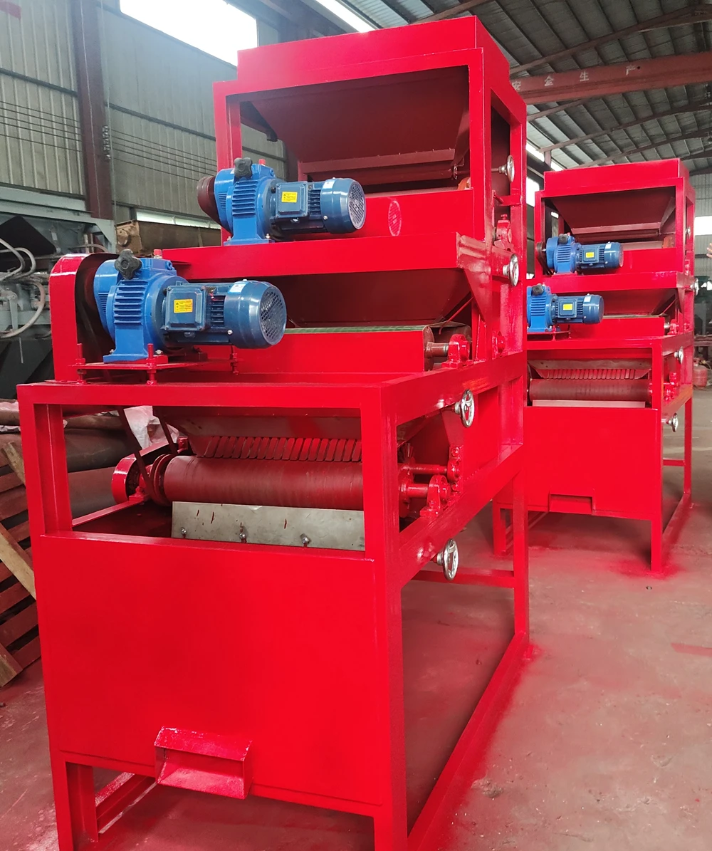 Nigeria  Double Rollers Three Rolls Magnetic Separator for High Intensity Dry Roll Monazite/ilmenite/tin ore/zircon Separator
