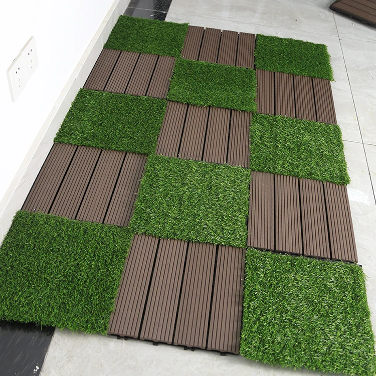 Interlocking Tiles Soft Carpet Grass Turf Multipurpose Fake Flooring Patio Playrooms Turf Artificial Grass