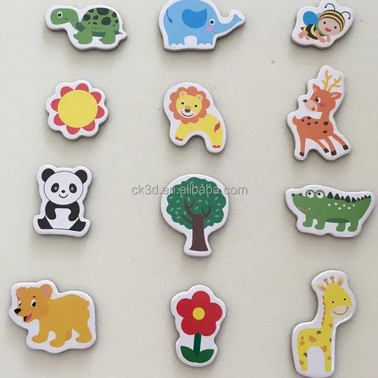 Chsirtams decorate Fridge Magnet paper Soft Silicone Refrigerator Stickers Fridge Magnets Gift set