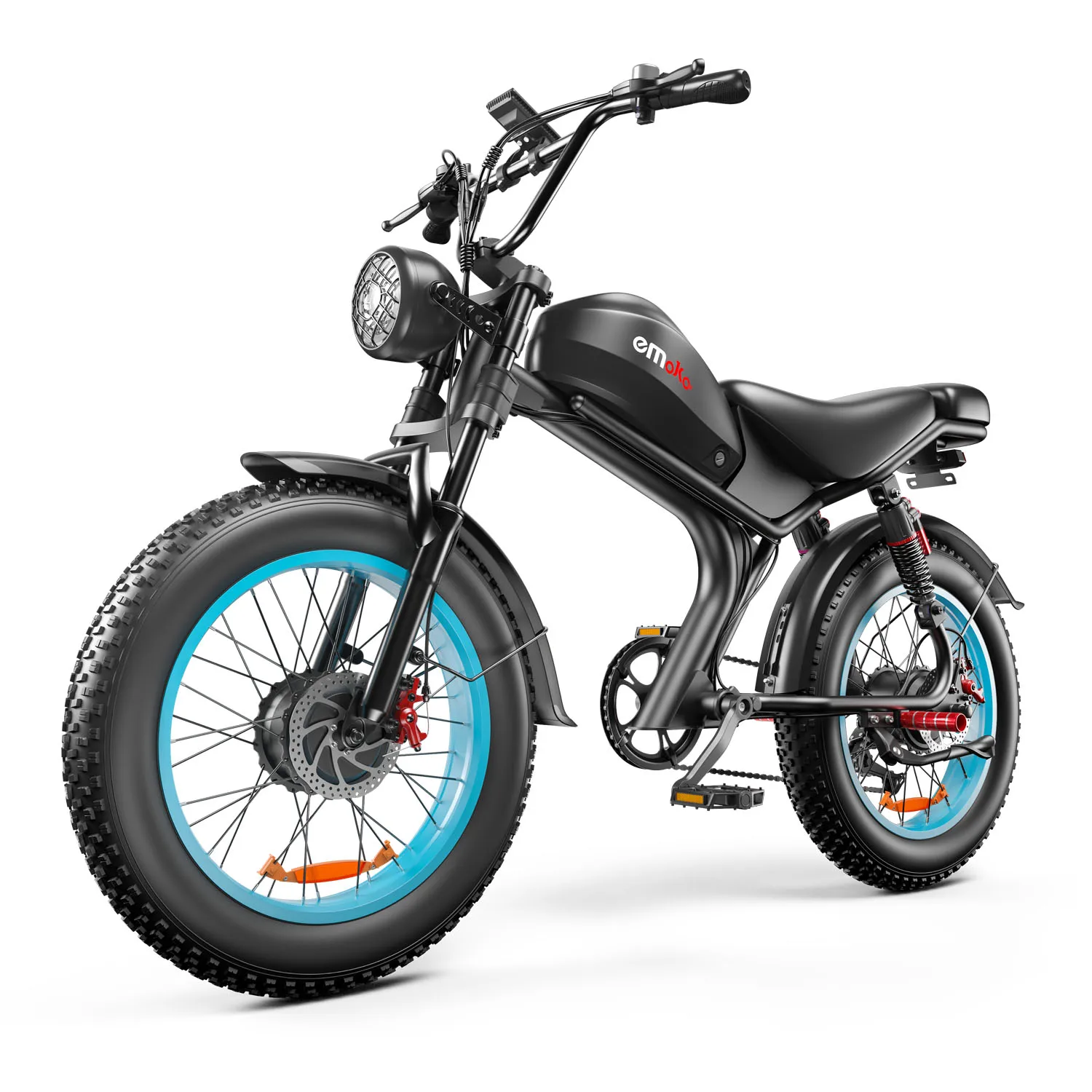 Wholesale Emoko C93 48V 1000w fatest fat tire ebike fat wheels dual suspension mountain adult electric bike for men
