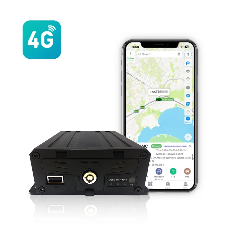 M524K AI ADAS 4G CCTV MDVR 4CH1080P автомобильный грузовой автобус карта ограждения сигнализации глобальное GPS позиционирование поддержка 512GB SD карта + жесткий диск