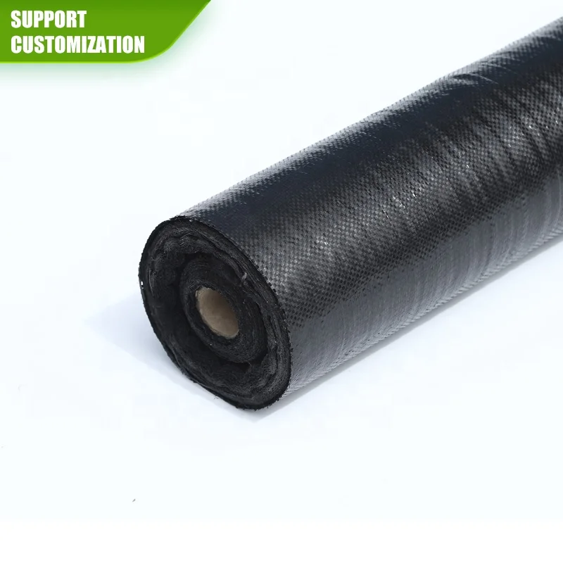 Custom Greenhouse Black Weed Mat PP Woven Ground Cover