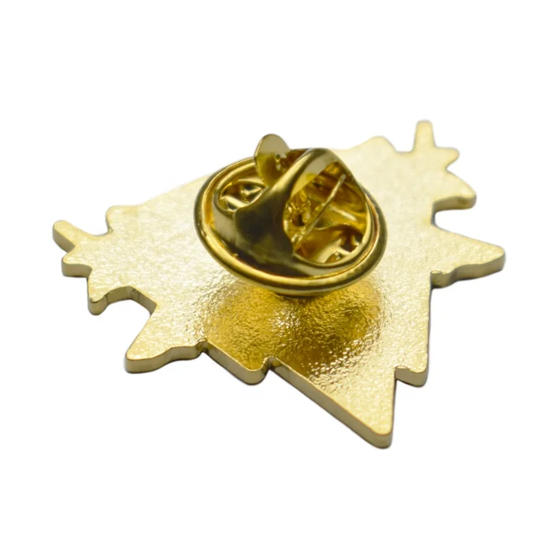 Hot sale of high quality imitation enamel metal gold plated aircraft model badges