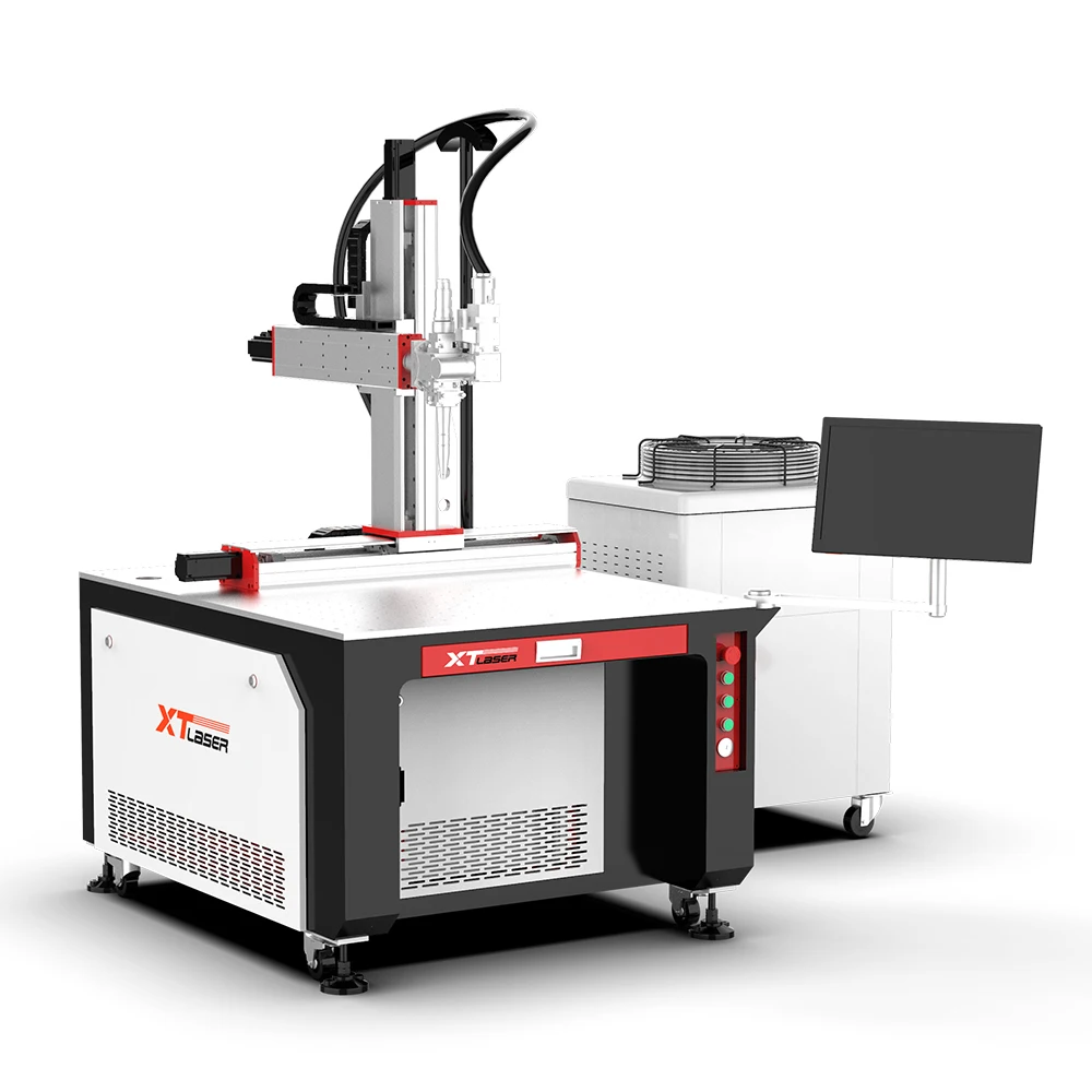 High Efficiency 3000W Three-Axis SIX-Axis Automatic Desktop Welding Machine for Galvanized Sheet RAYCUS/MAX/IPG Laser Welders