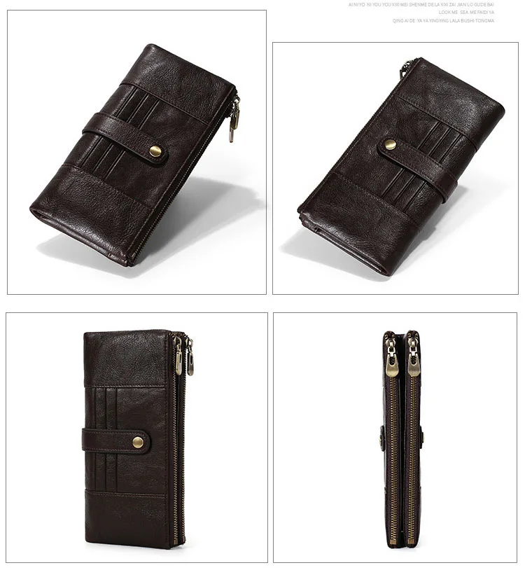 Wholesale Fashion Genuine Leather Custom Women Leather Wallet