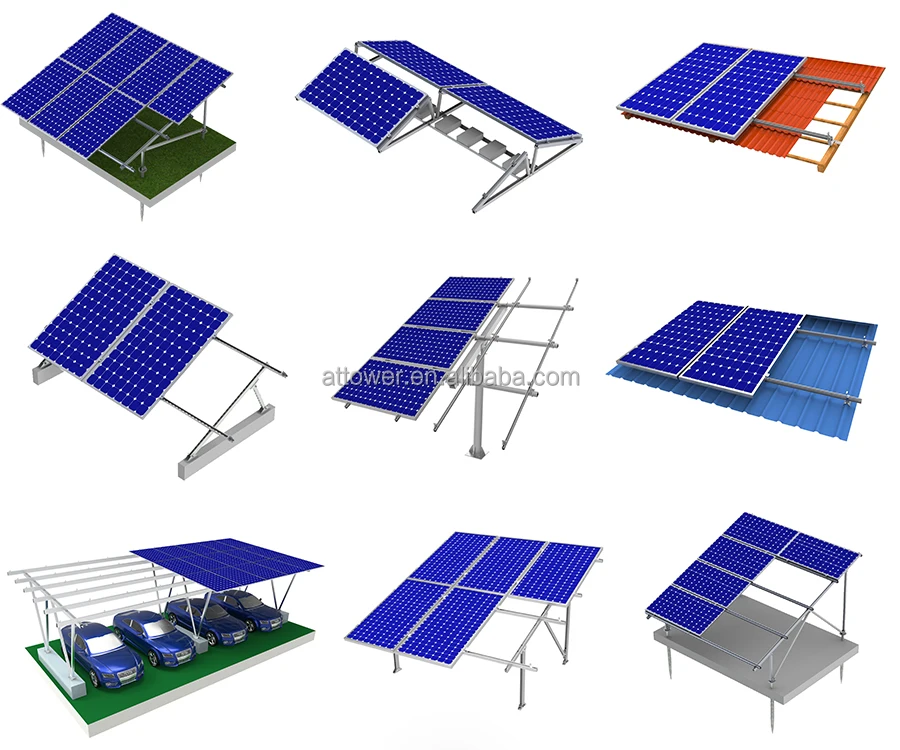 Aluminum Solar Panel Carport Structure