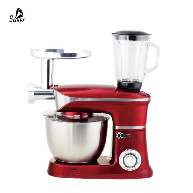 Batidora Profecional Kitchen Aid 6L Universal Stand Mixer Electric Food Processor With Meat Mincer Blender