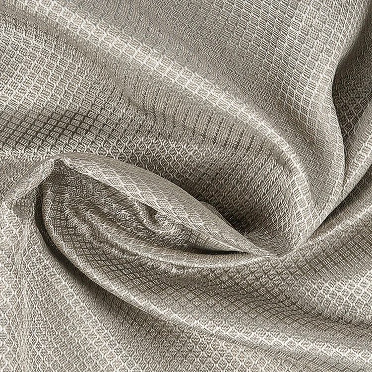 soft silver fiber radiation protection fabric diamond lattice Suitable for mobile computer