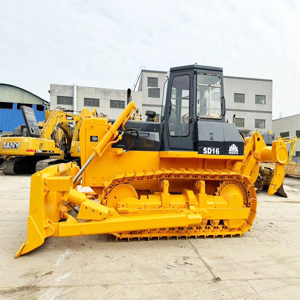 Made in China Low Working Hours 160Hp Power Cummins Engine Shantui SD16 Bulldozer Used Shantui Bulldozer Bulldozer Sd13 Sd22