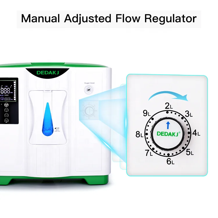 European Union Warehouse Free Shipping DE-2A-E 2-9L Oxygen Concentrator,Hot Sale Portable Dropshipping Oxygen Machine
