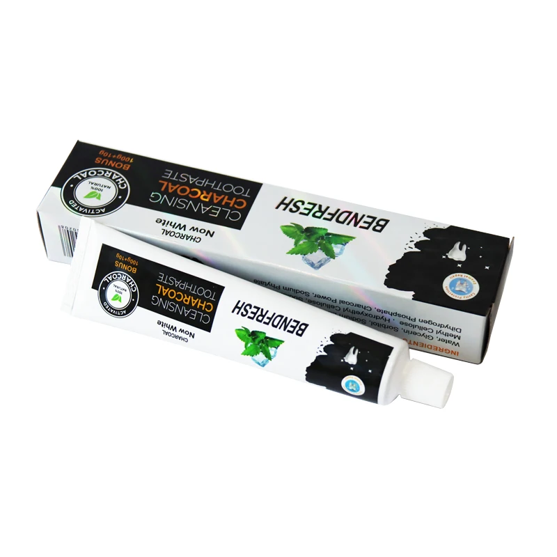 100% Nature Whitening Activated Charcoal Good Gum Protect Custom Toothpaste For Teeth And Gums